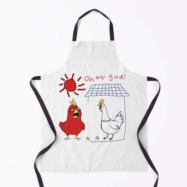 Item preview, Oh My God! Too Hot Outside Chicken Cartoon. designed and sold by EunsooLee.