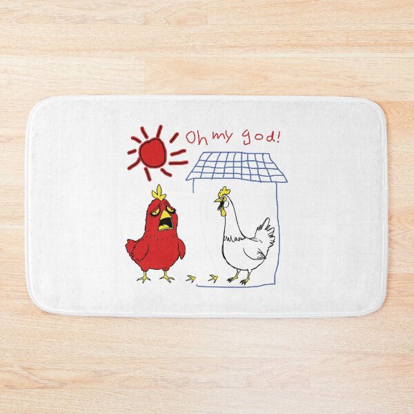 Item preview, Oh My God! Too Hot Outside Chicken Cartoon. designed and sold by EunsooLee.