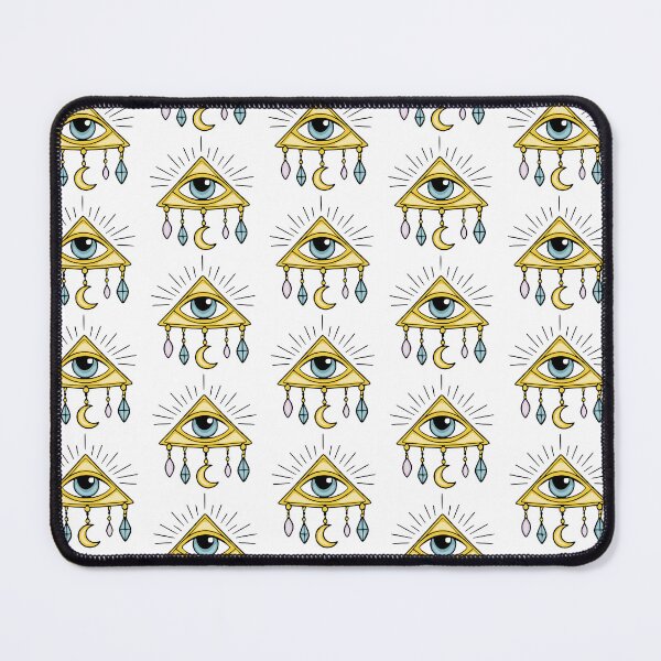 Item preview, All Seeing Eye Witchy Celestial Pendant Illustration designed and sold by Elatedowl.