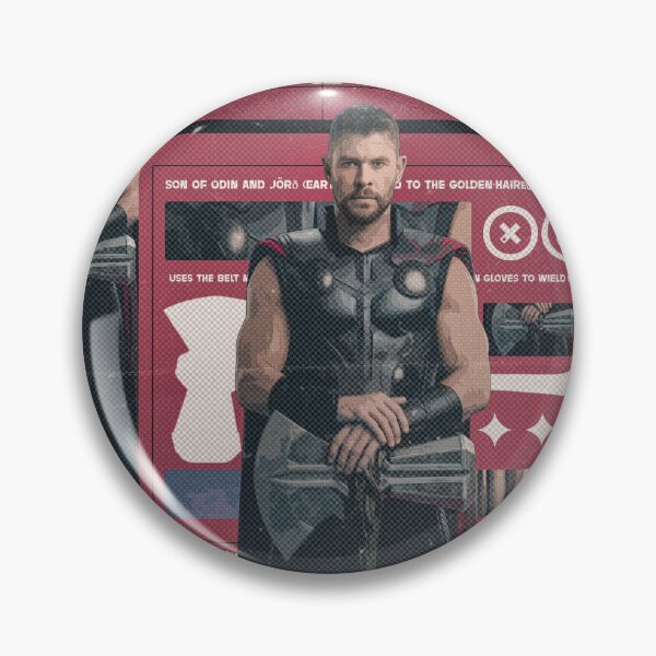 Item preview, Thor - Chris Hemsworth Stormbreaker Crimson Graphic Art designed and sold by Shopunte.