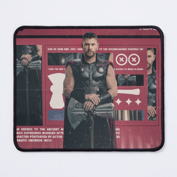 Item preview, Thor - Chris Hemsworth Stormbreaker Crimson Graphic Art designed and sold by Shopunte.