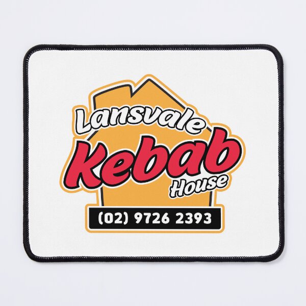 Item preview, Lansvale Kebab House Yellow House Outline Food Sign designed and sold by XiaShope.