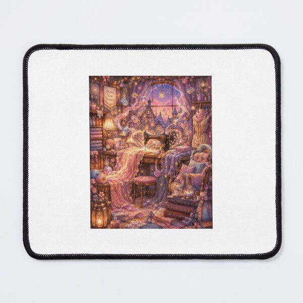 Item preview, Enchanted Sewing Studio Sticker designed and sold by blossomfun.