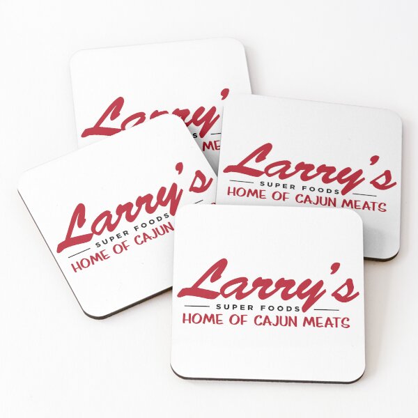 Item preview, Larry's Home Of Cajun Meats Red Script Vintage Logo designed and sold by XiaShope.