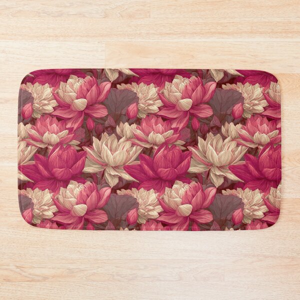 Item preview, Flourishing Lotus Texture  - Birth Flower Pattern - Christmas Gift Baskets designed and sold by RoyalStarsPatts.