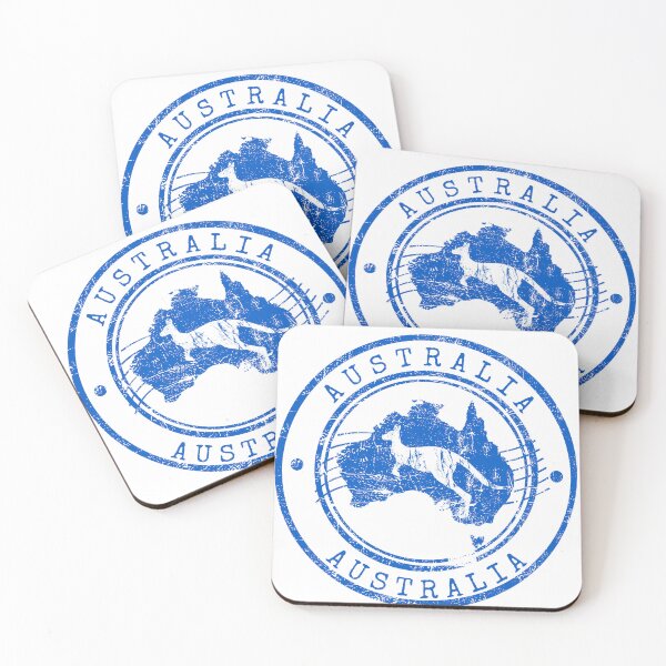 Item preview, Vintage Australia Stamp Kangaroo Travel Souvenir Funny Gift designed and sold by chaaval.