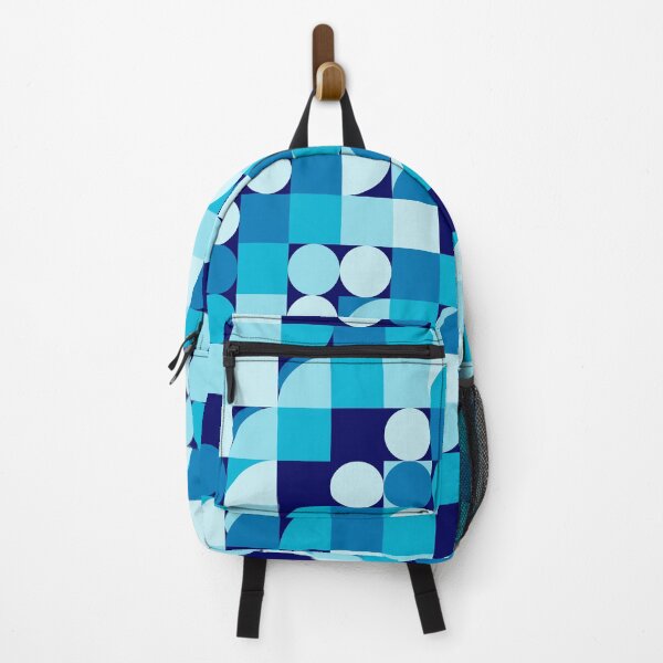 Item preview, Quilt Grid Geometric Pattern Ice Blue designed and sold by TidySystemsCo.