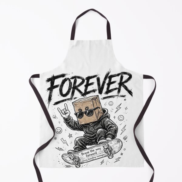 Item preview, Forever Skateboard Paper Bag Head designed and sold by Penguin Mood .