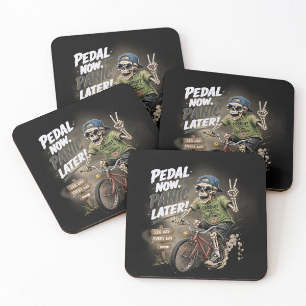 Item preview, Skeleton Riding BMX Bike Workout Humor designed and sold by W&RParadise.