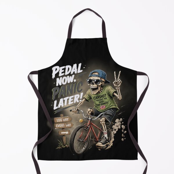 Item preview, Skeleton Riding BMX Bike Workout Humor designed and sold by W&RParadise.