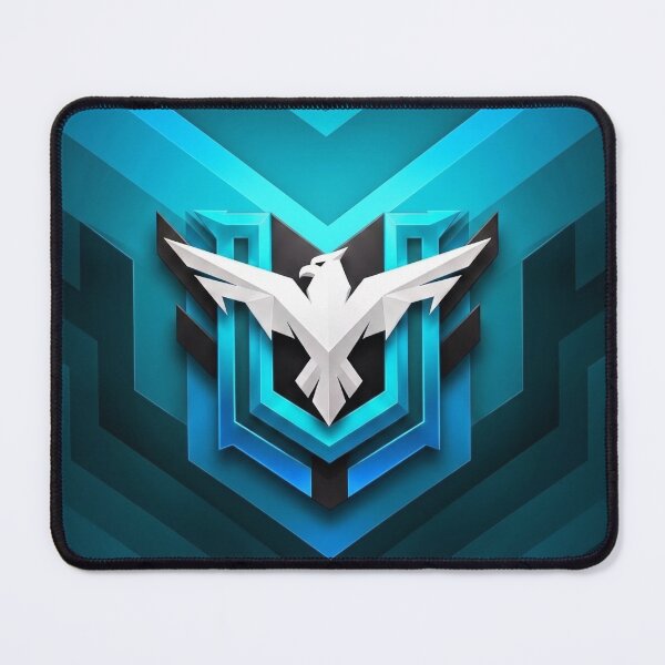 Item preview, Heroic Rank Badge Battle Royale Gaming Design - Blue theme designed and sold by StickerHavenn.