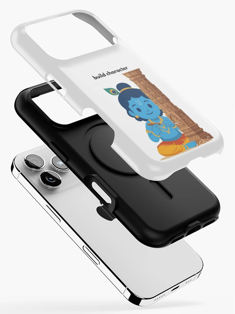 Thumbnail 2 of 4, iPhone Case, build character | Developer Sticker | Programming Tech Humor designed and sold by BhaktiByte.