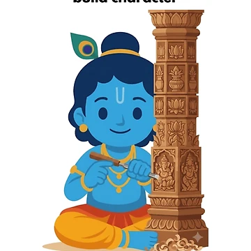 Artwork thumbnail, build character | Developer Sticker | Programming Tech Humor by BhaktiByte