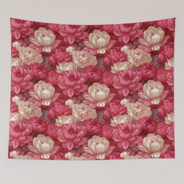 Item preview, Colorful Lotus Print  - Birth Flower Pattern - Christmas Gift Ideas designed and sold by RoyalStarsPatts.