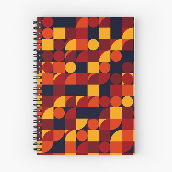 Item preview, Quilt Grid Geometric Pattern Ember designed and sold by TidySystemsCo.