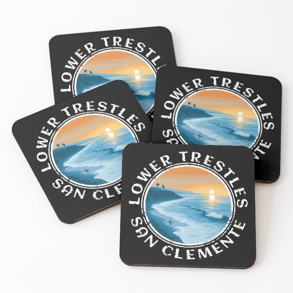 Item preview, Lower Trestles - San Clemente (with Black Lettering) designed and sold by VelvetRoom.