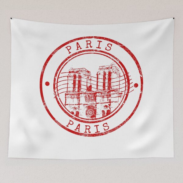Item preview, Vintage Paris France Notre Dame Postal Stamp Travel Souvenir Gift designed and sold by chaaval.