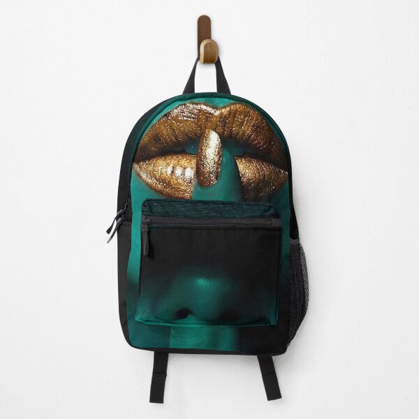 Item preview, Golden Secret - Minimalist Teal and Gold Art Print designed and sold by abanoubnabil.