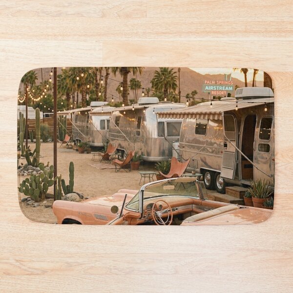 Item preview, Vintage Car Desert Sunset Airstream designed and sold by jordanelucas.