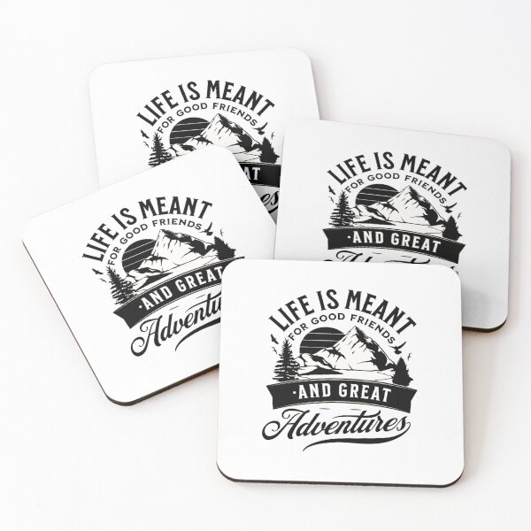 Item preview, Life is meant for good friends and great adventures designed and sold by FreeArt2.