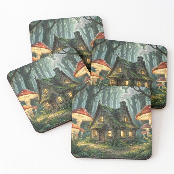 Item preview, Quaint Cottage in the Dark Woods designed and sold by Fanta-sticky.
