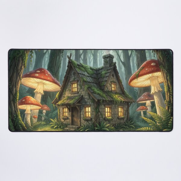 Item preview, Quaint Cottage in the Dark Woods designed and sold by Fanta-sticky.