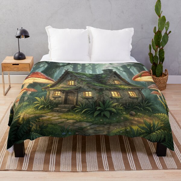 Item preview, Quaint Cottage in the Dark Woods designed and sold by Fanta-sticky.