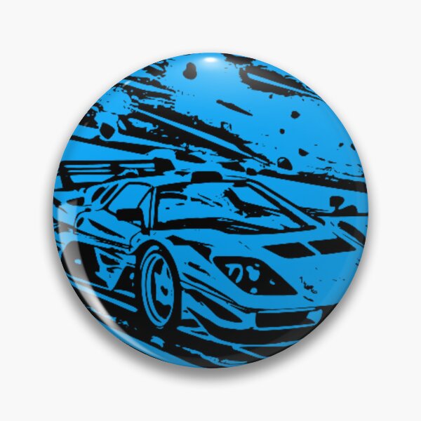 Item preview, Black and White Supercar Monochrome Race Track Art designed and sold by Nexus Space.