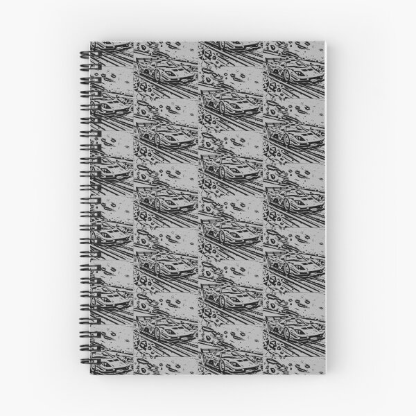 Item preview, Black and White Supercar Monochrome Race Track Art designed and sold by Nexus Space.