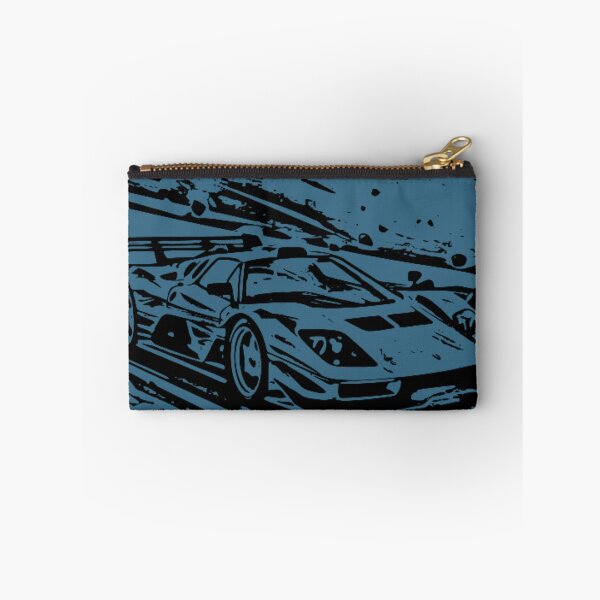 Item preview, Black and White Supercar Monochrome Race Track Art designed and sold by Nexus Space.