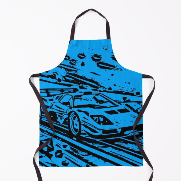 Item preview, Black and White Supercar Monochrome Race Track Art designed and sold by Nexus Space.