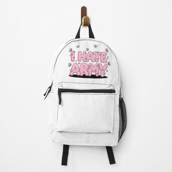 Item preview, Pastel Pink I Hate Army Ironic Cute Lettering designed and sold by Rare By Hero.