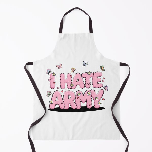 Item preview, Pastel Pink I Hate Army Ironic Cute Lettering designed and sold by Rare By Hero.