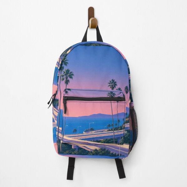 Item preview, Vaporwave Palm Tree Highway designed and sold by jordanelucas.