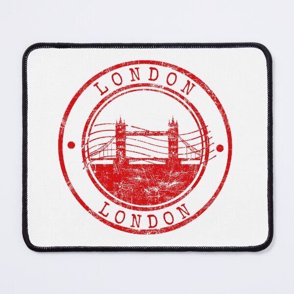 Item preview, Tytuł (Title) Vintage London UK Tower Bridge Postal Stamp Travel Souvenir Gift designed and sold by chaaval.