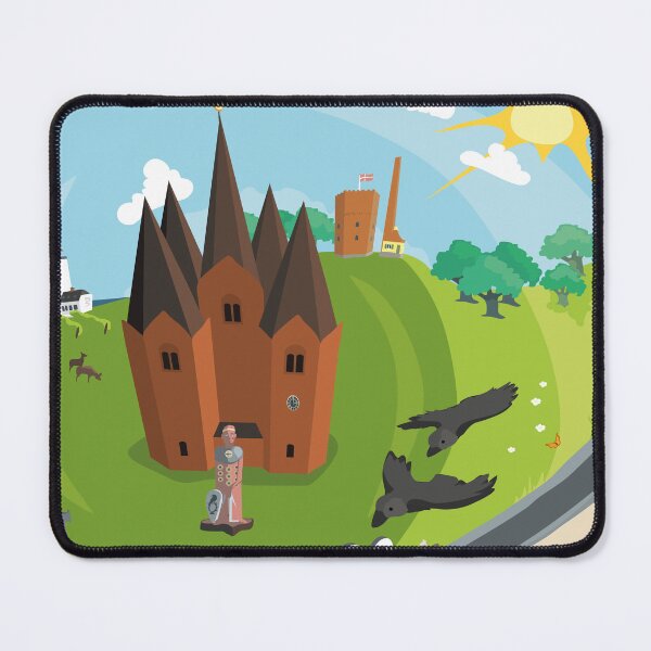 Item preview, Kalundborg cityscape designed and sold by freddoesart.