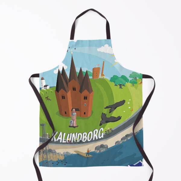 Item preview, Kalundborg cityscape designed and sold by freddoesart.