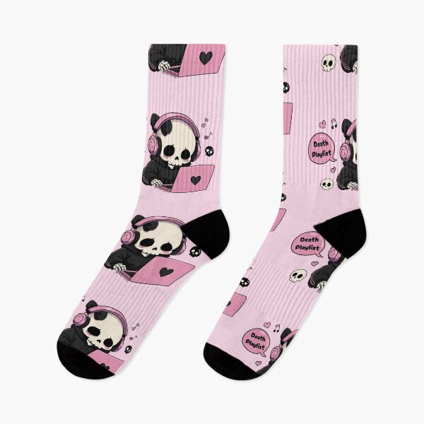 Item preview, Cute Skeleton Listening to Music designed and sold by Moody Critters.