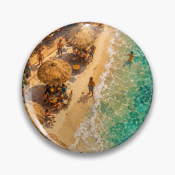 Item preview, Paradise Beach Bar Turquoise Ocean designed and sold by jordanelucas.
