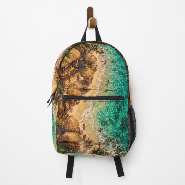 Item preview, Paradise Beach Bar Turquoise Ocean designed and sold by jordanelucas.