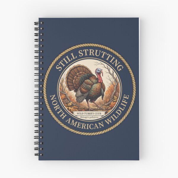 Item preview, Still Strutting Wild Turkey Club Humor Badge designed and sold by CalmCapy Co.