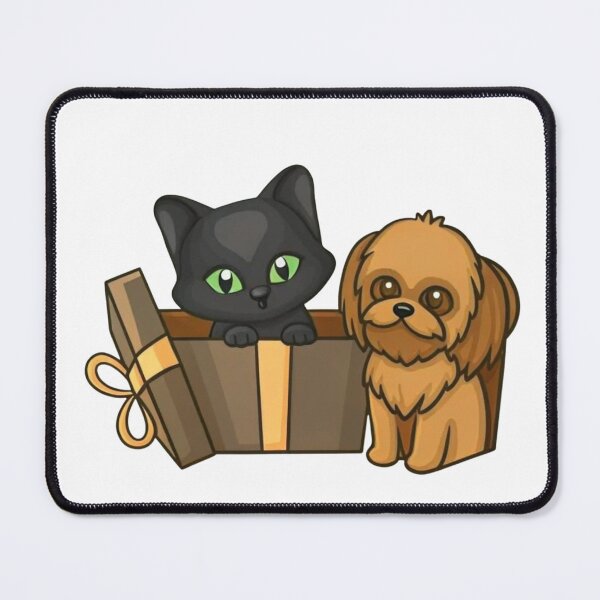 Item preview, Cat and Dog Adorable Friends Cute Pet Design designed and sold by Charonde.