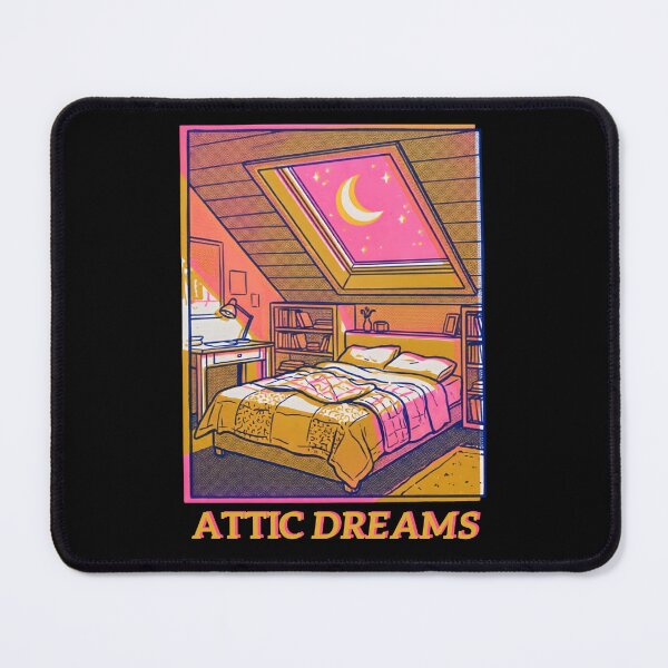 Item preview, Cozy Attic Bedroom Dreamy Night Illustration designed and sold by FEBRICAST.