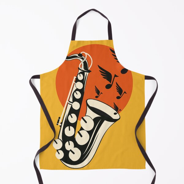 Item preview, Retro Jazz Saxophone Illustration | Vintage Music Art | Musical Instrument Graphic | Mid-Century Modern Design designed and sold by Studio pod Burom.