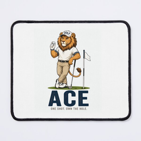 Item preview, Ace Lion Golf Mascot Premium Golf Design designed and sold by SILENT JAPAN.