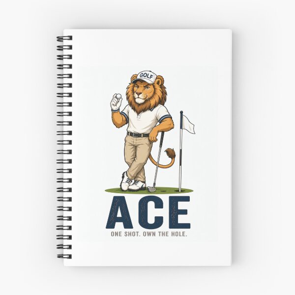 Item preview, Ace Lion Golf Mascot Premium Golf Design designed and sold by SILENT JAPAN.