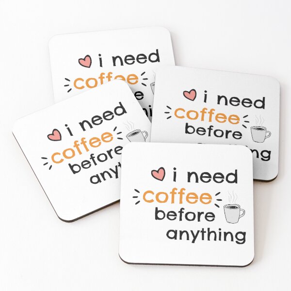 Item preview, I Need Coffee Before Anything - Back to Work Coffee Humor designed and sold by charlypicazo.
