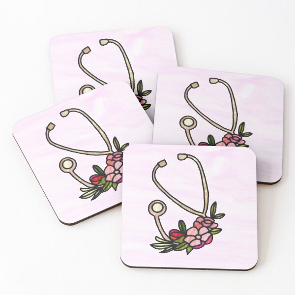 Item preview, Floral Stethoscope  designed and sold by Knightybarron.