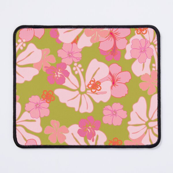 Item preview, Vintage Pua Aloalo - Pink and Green designed and sold by Hānau Hou.