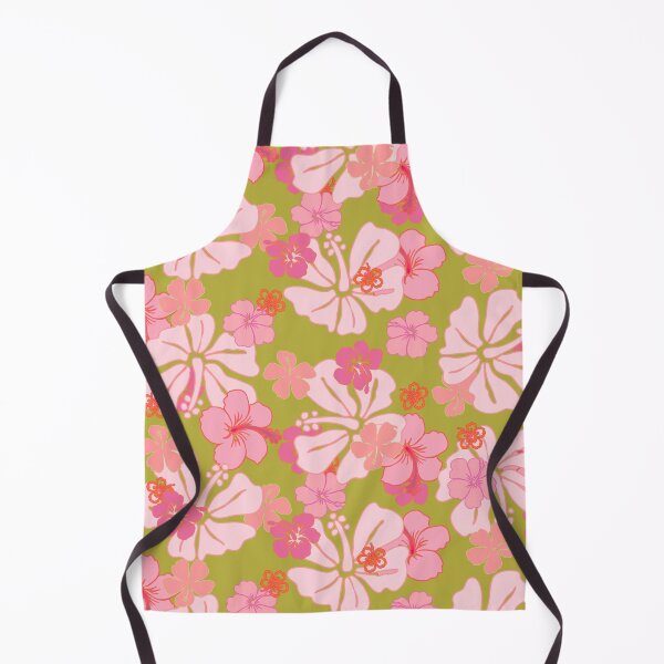 Item preview, Vintage Pua Aloalo - Pink and Green designed and sold by Hānau Hou.